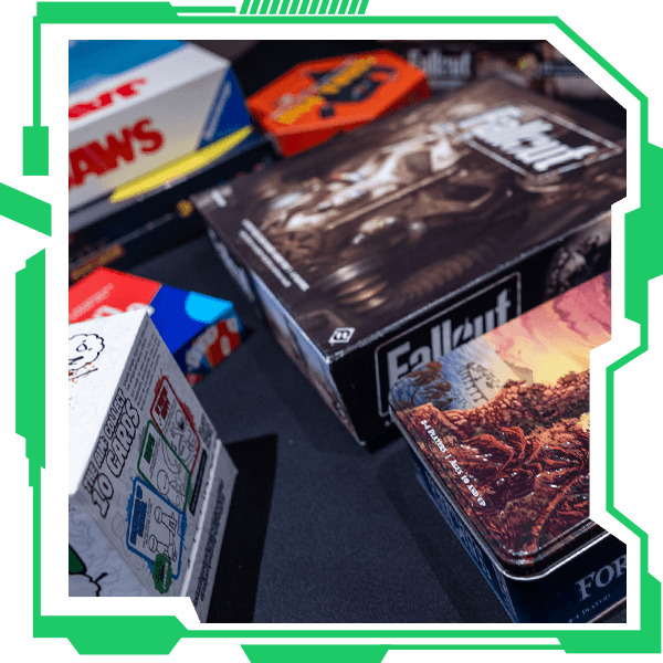 Take a break from the bright lights and play some board games at Odyssey